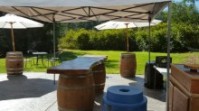 Wine barrel bar 